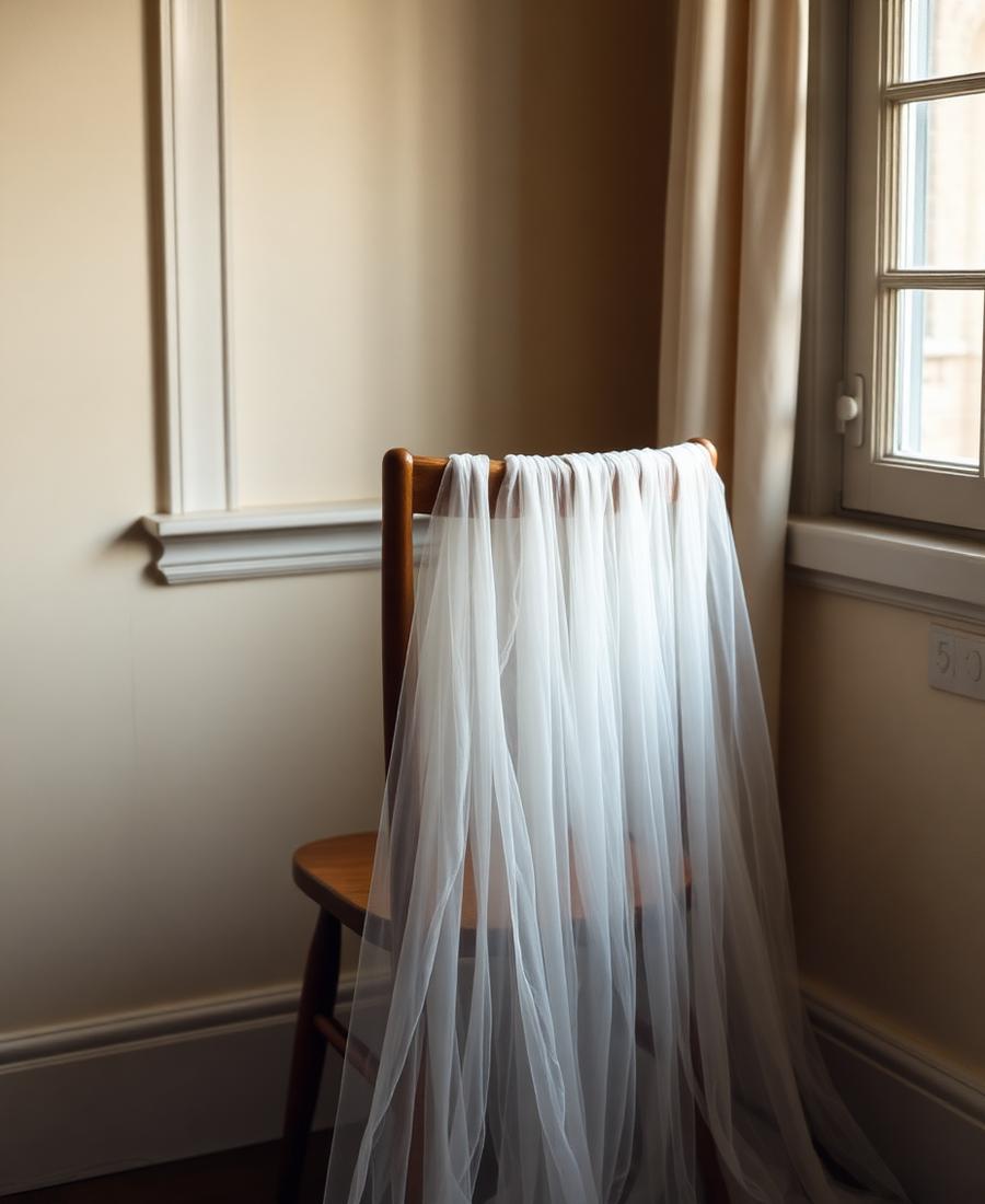 Bridal veil in natural light